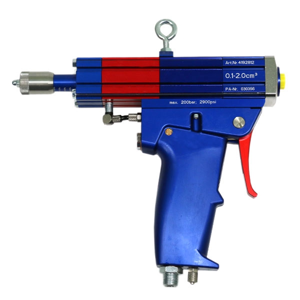 Zentralschmierung Fettpistole mit Mengenvorwahl - Handgriff Horizontal - 0.10 bis 2.00 cm³
