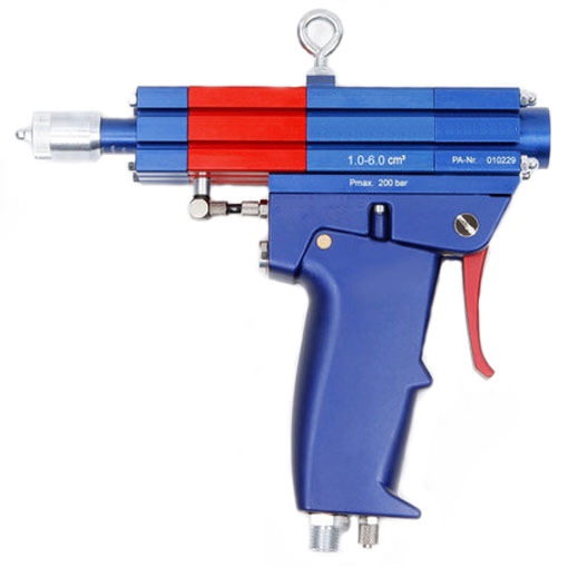 Zentralschmierung Fettpistole mit Mengenvorwahl - Handgriff Horizontal - 1.00 bis 6.00 cm³